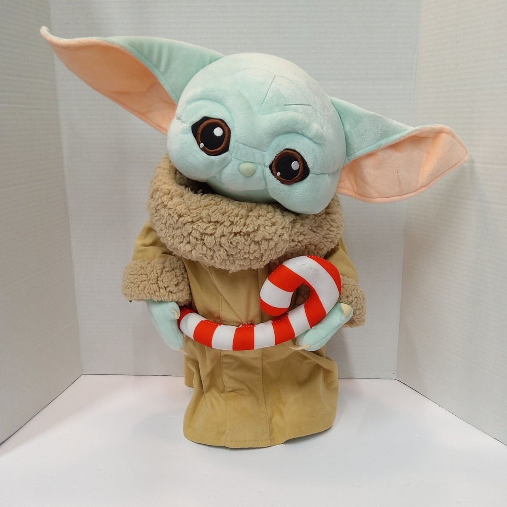 Star Wars Mandalorian THE CHILD Christmas Plush Baby Yoda 18" Holiday Greeter